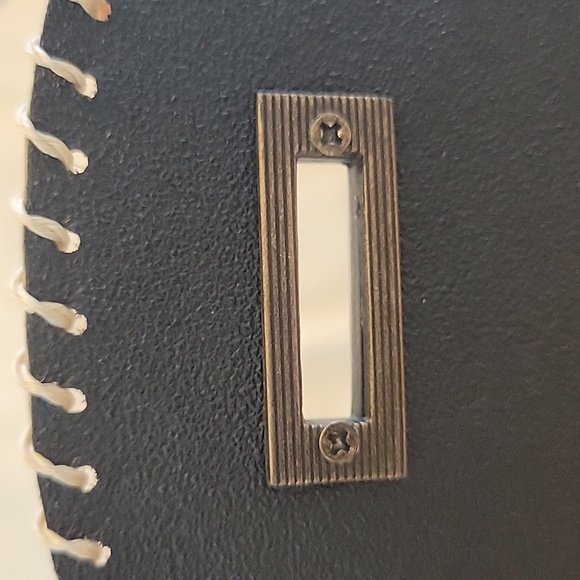 HANDMADE New Fossilized Cacao Leaves Bamboo Cream Brown Crossbody Bag Leather - Picture 11 of 12